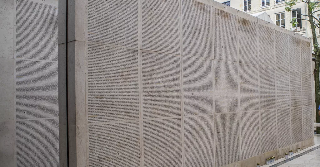 Le memorial de la Shoah