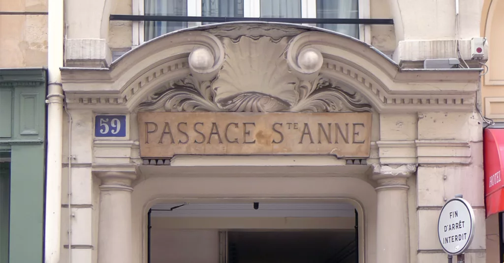 Le passage Saint-Anne
