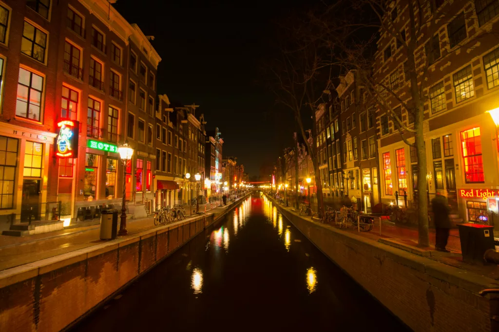 Le quartier rouge à Amsterdam