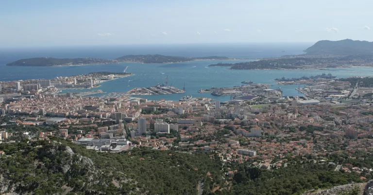 Vue sur la ville de Toulon