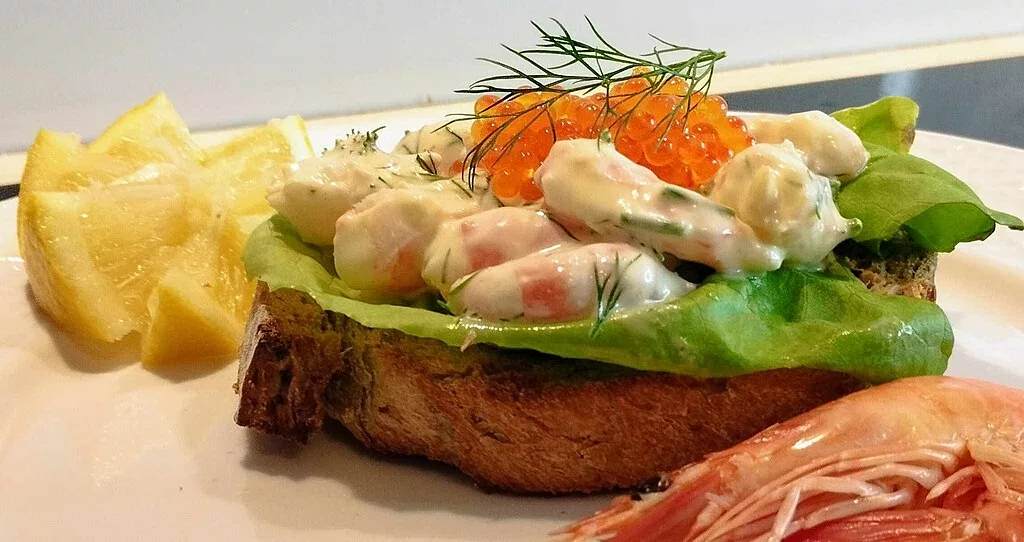 Le toast Skagen