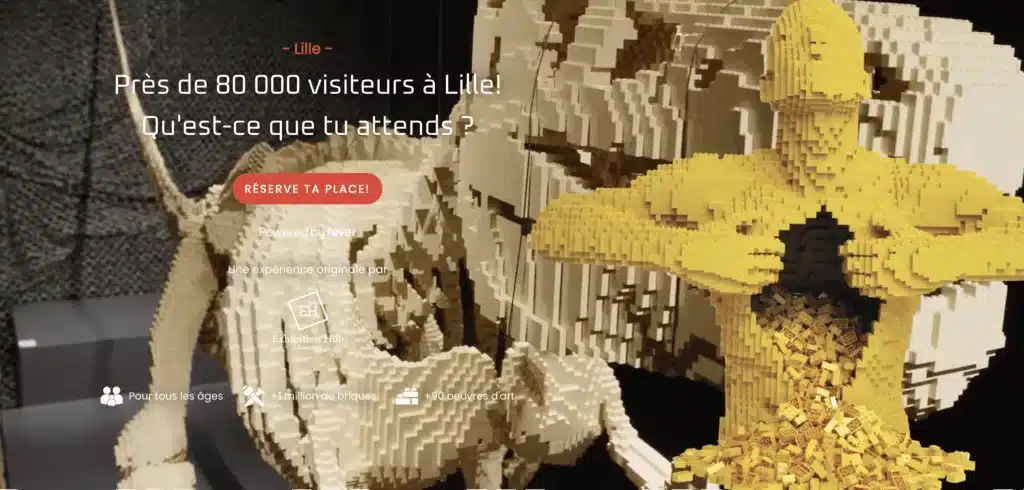 The Art of the Brick à Lille