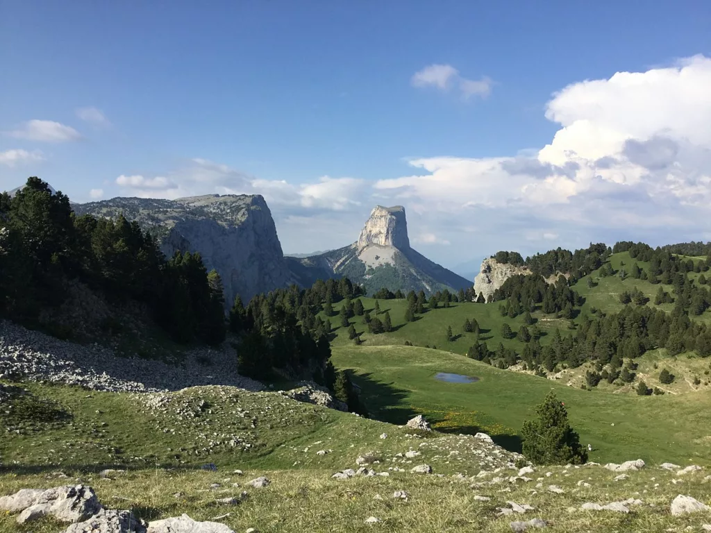 Mont Aiguille dans le Parc Naturel Régional du Vercors