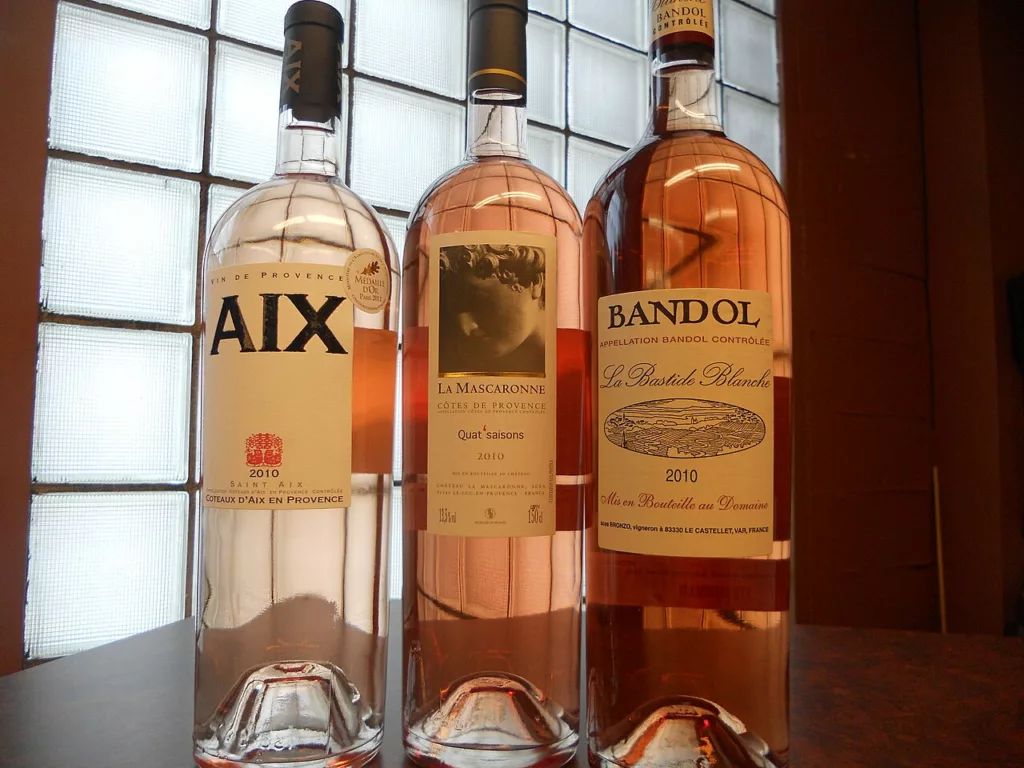 Magnums de rosé de Provence