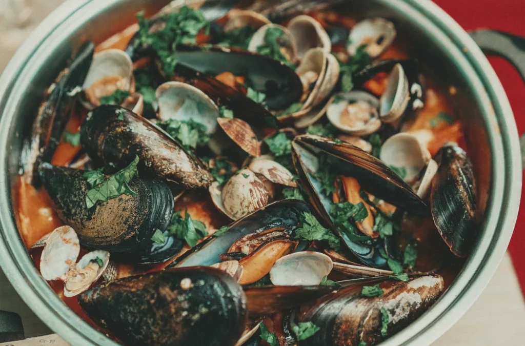 Les moules marinières à la malouine