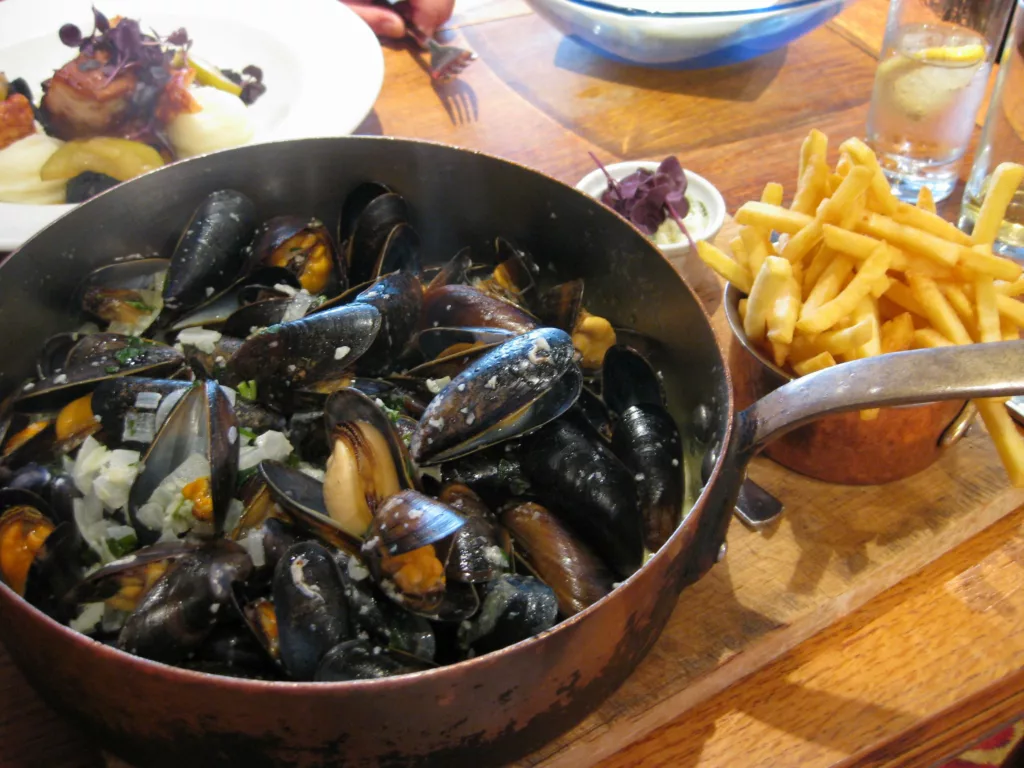 Les moules-frites