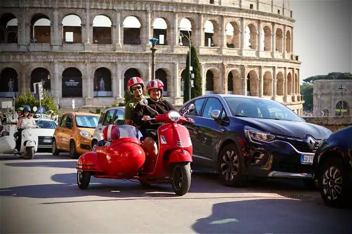 Rome en vespa